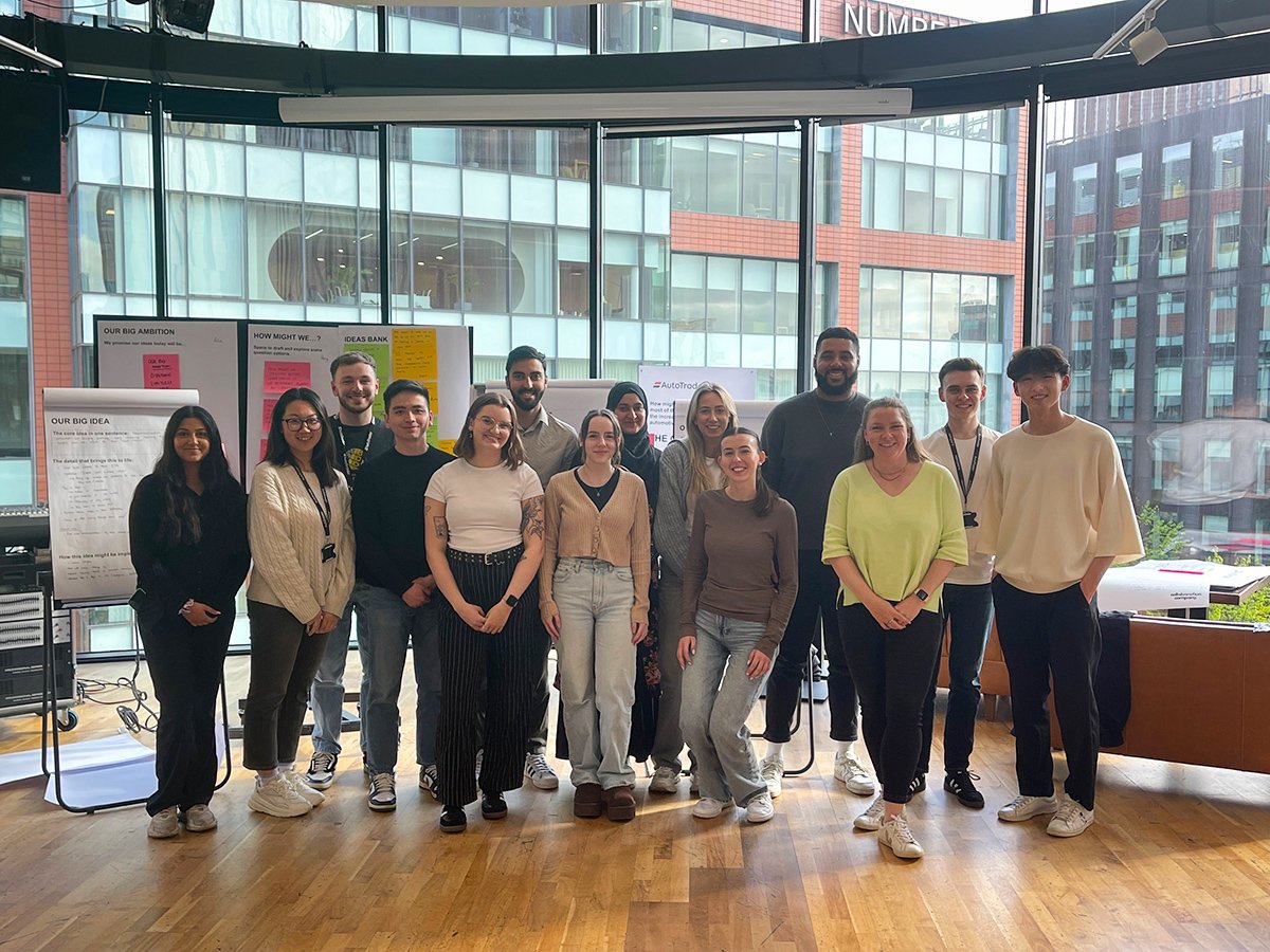 A crowd of happy, smiling people